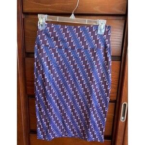 NEW! LuLaRoe Cassie Pencil Skirt size XS- Purple/Lavender/Burgundy